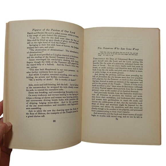 Figures Of The Passion Of Our Lord By Gabriel Miro Antique Christian Book 1925 - Picture 7 of 10